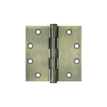Deltana S45 HD Square Hinges Antique Brass, 10PK S45U5-XCP10